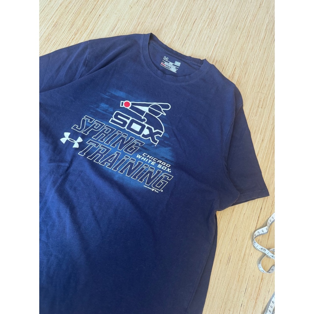 Under Armour Mens Chicago White Sox Spring Training HeatGear Navy Large 47